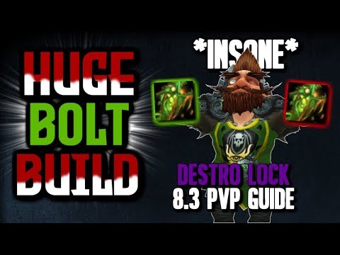 DESTRUCTION Warlock PvP Guide - WoW BFA 8.3 I Talents I Essences I Traits & More!