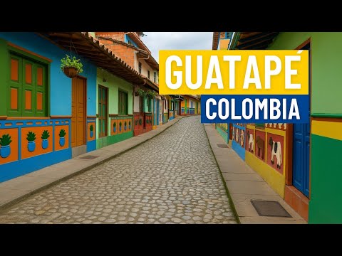 🇨🇴 GUATAPÉ, the MOST COLORFUL TOWN in COLOMBIA 😍 [4K ULTRA HD]