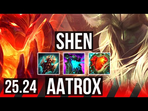 SHEN vs AATROX (TOP) | Good KDA: 7/1/15 | KR Grandmaster | 25.24