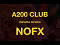 (Karaoke) NOFX - A200 Club