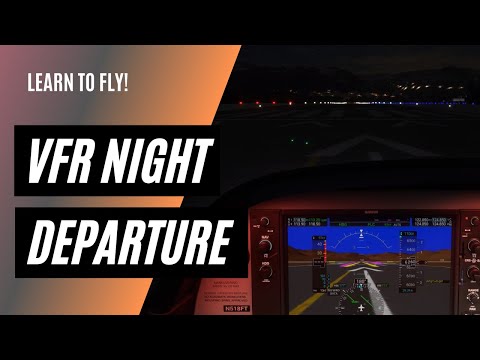 All Pilots Should See This | Using ODPs on VFR Night Departures | Night Flying