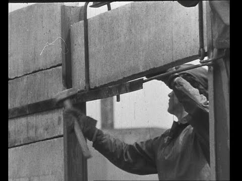 Rebuilding Part Of Berlin Wall (1966)