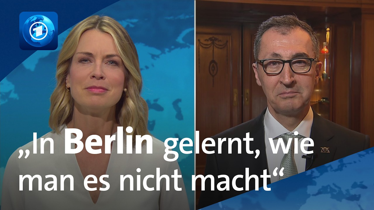 Ministerpräsident Özdemir will nicht öffentlich streiten | tagesthemen-Interview
