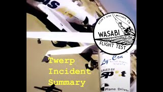 The TWERP Multi Jet Engine Canard Taildragger test bed crash at Oshkosh 2018