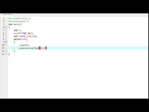 Decimal To Binary Number Print C Programming Coding Printing Programming Code