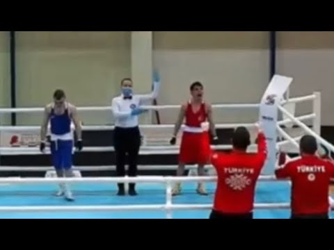 SAMET GÜMÜŞ (TUR) - RADEV YASEN (BUL) Eubc european boxing championships 54KG QUARTERFINAL