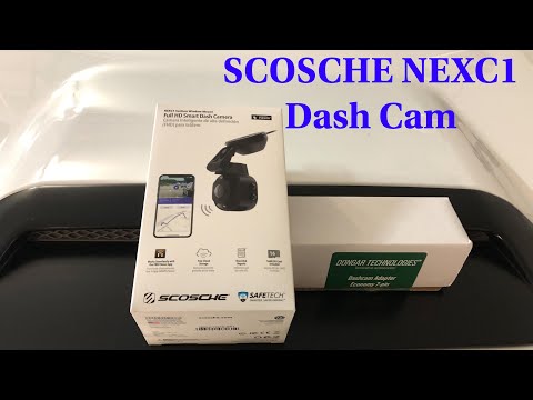 SCOSCHE NEXC1 Dash Cam by Nexar install and review