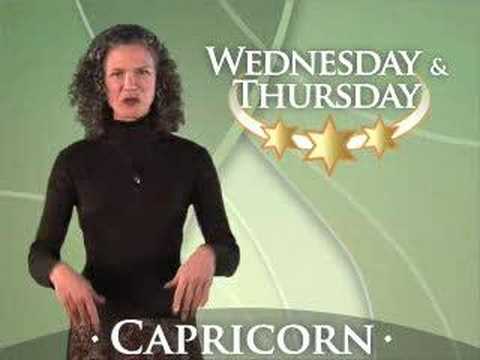 Capricorn Horoscope: Week of November 26, 2007