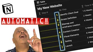  - How to Automate Number Sequences within Notion - the Simple Way !!!