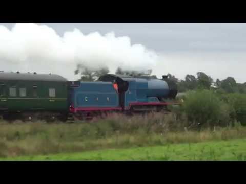 RPSI V Class 4-4-0 Steam Locomotive (No. 85 "Merlin") @ Peter's Bridge - 31st of August 2014