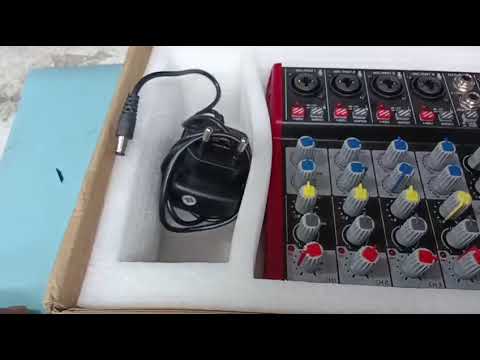 CONGO PE6 USB Professional Console Bluetooth karoake song six channel aduio and sound mixer