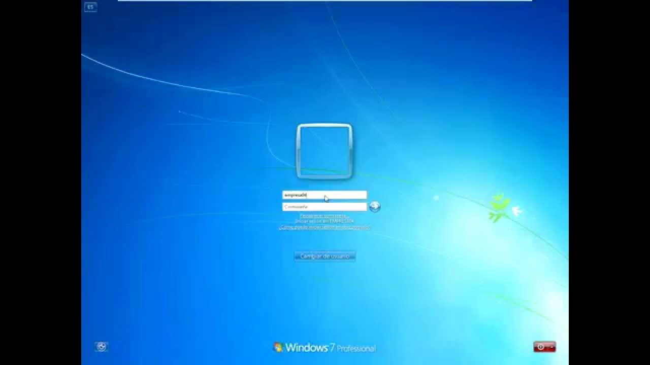13 Prueba de Inicio Sesión desde cliente Windows 7 en un Dominio con Windows Server 2012