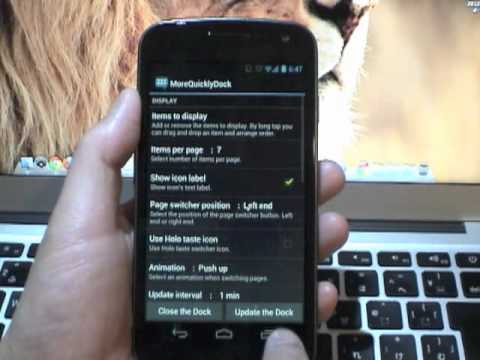 MoreQuicklyDock Video