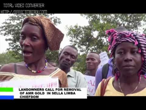 Landowners call for removal of AMR Gold in Sella Limba Chiefdom