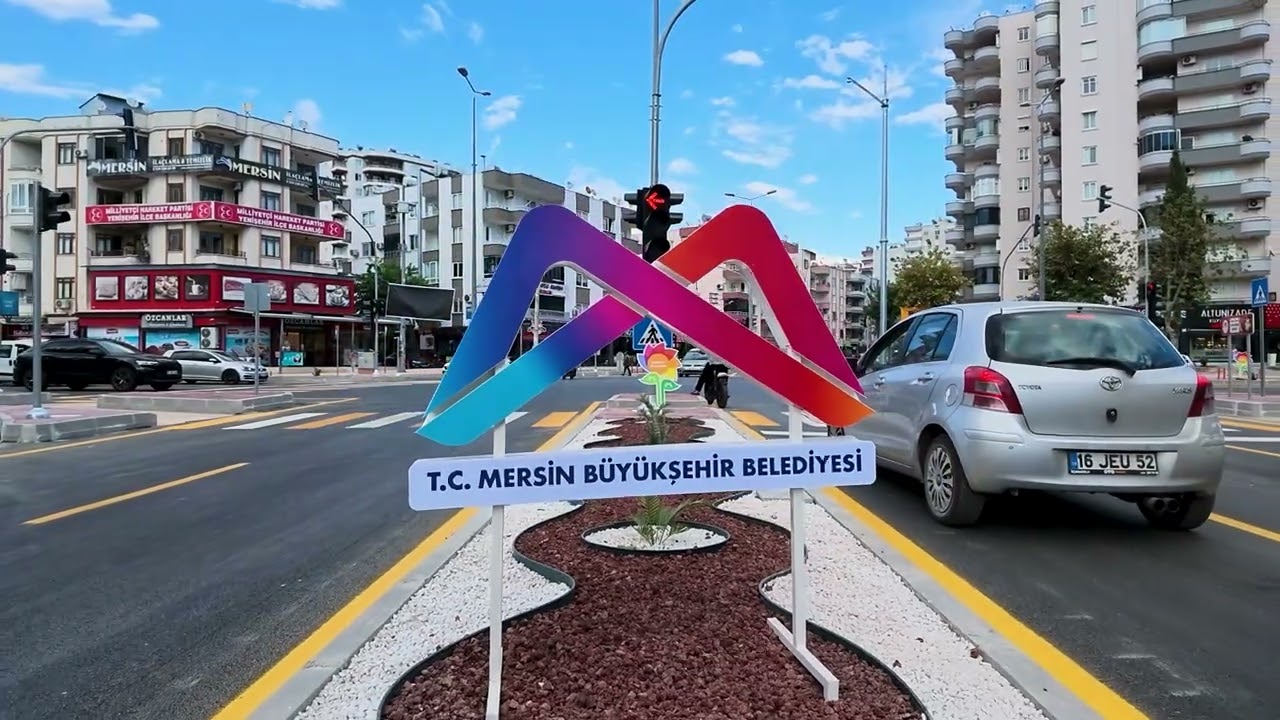 MERSİN BÜYÜKŞEHİR’DEN GÜLERYÜZ KAVŞAĞI’NDA AKILLI TRAFİK DÜZENLEMESİ