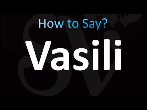 How to Pronounce Vasili (CORRECTLY!)