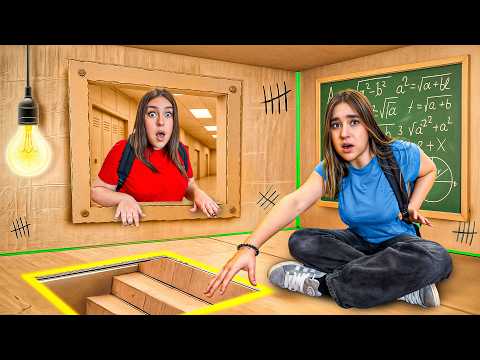 La Grande Évasion D'Une École En Carton ! Prison scolaire #3