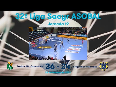 32ª Liga Sacyr ASOBAL J19: Fraikin BM. Granollers - Frigoríficos Morrazo 36-24