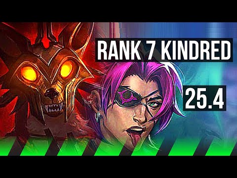 KINDRED vs KAYN (JGL) | 67% winrate, Rank 7 Kindred, Legendary | EUW Challenger | 25.4