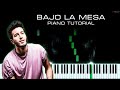 Morat, Sebastián Yatra - Bajo La Mesa | Piano Cover | Remix, Karaoke