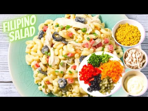 Filipino Chicken Macaroni Salad Recipe with condensed milk