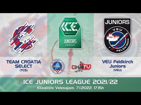 Highlights - ICE JUNIORS LEAGUE 2021/22 - Team Croatia Select vs VEU Feldkirch Juniors