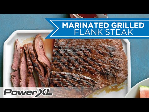 Easy Marinated Grilled Flank Steak Recipe | PowerXL Combo 12-in-1