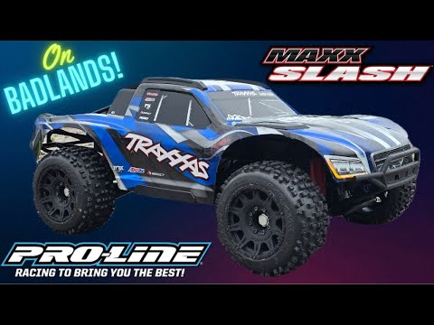 Traxxas Maxx Slash on 3.8"  Badlands