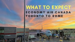 What To Expect On Air Canada Economy Toronto To Rome Flight 2022