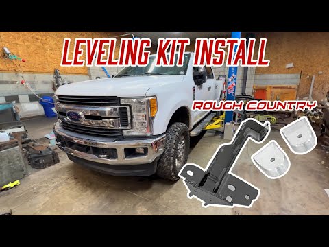 My 2017 F250 gets a Rough Country leveling kit!