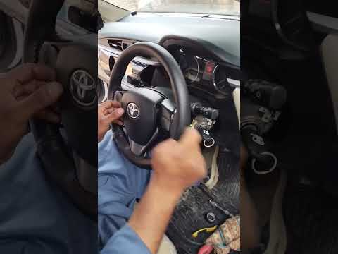 Toyota airbag open #automobile #zeeshanauto #sahiwal