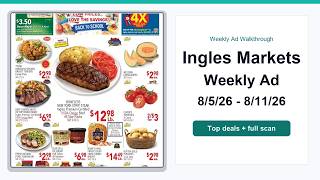 Ingles Markets Weekly Ad (8/5/26 - 8/11/26) Best Deals