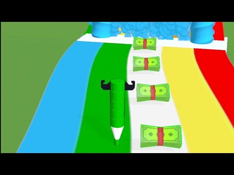 Crayon Rush 3D - MAX LEVEL GAME in Crayon Rush 3D Game - Part 11