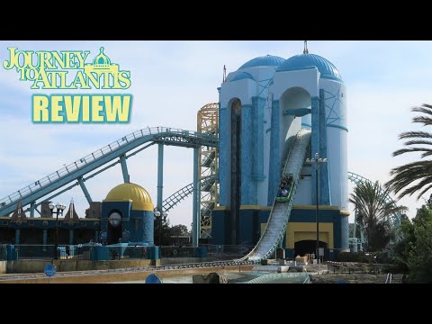 Video review of Journey to Atlantis by Canobie Coaster