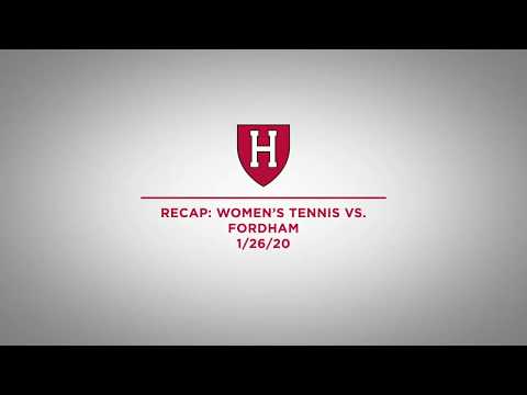 Recap: Women's Tennis vs Fordham