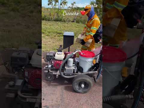 Demarcación vial #vichada #puertocarreño #colombia #usa #demardemarcación rcación