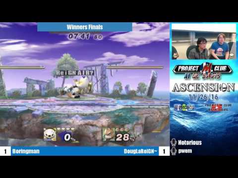 “Ascension 11/26/16” - Boringman (MK) v. ThundeRzReiGN (CF/Fox) - Winners Finals