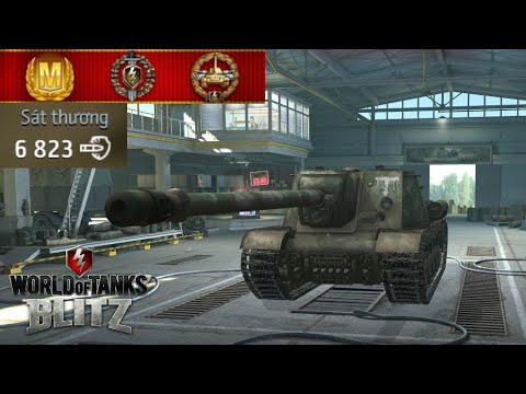ISU-152 Hunter | 6823 Damage - 1vs2 || "Faust" || DUBSTEP_WOTB