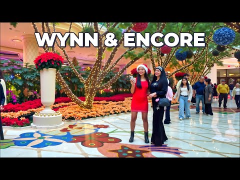 Wynn & Encore Las Vegas Walk - December 2025 - Christmas Eve 2025