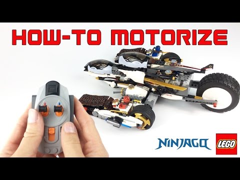 HOW TO Motorize Ultra Stealth Raider LEGO NINJAGO #70595 DIY