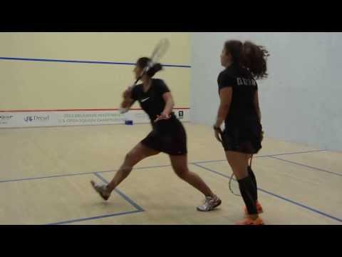 3- US Open 2013 Squash - Omneya Abdel Kawy (Egypt) d. [Q] Kanzy Emad El-Defrawy (Egypt)