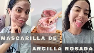 MASCARILLA DE ARCILLA ROSADA,LA MEJOR PARA TODO TIPO DE PIEL| BEYOURSELF