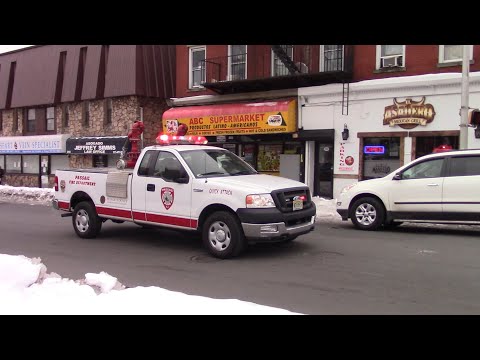 Passaic, NJ Fire Department Quick Attack 1 Responding