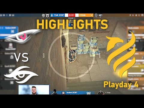 Secret vs Cowana - HIGHLIGHTS - Playday 4 - EUL 2021 Stage 3 - R6 Esport