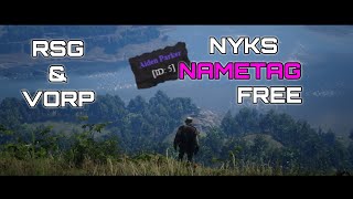 [FREE] Nyks Nametag - Modern Nametag System | RedM Script | VORP & RSG-Core