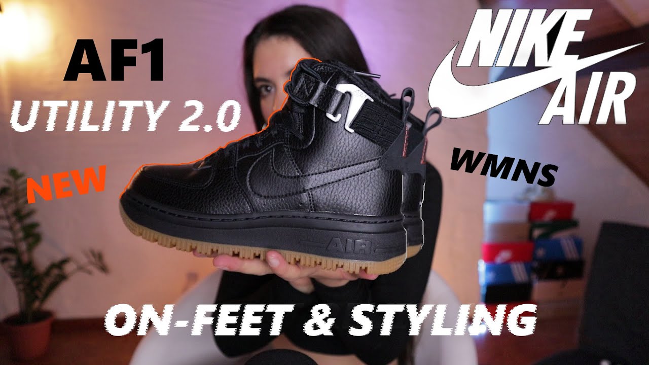 Watch Now NIKE AIR FORCE 1 High Utility 2.0 | Unboxing & ON FEET Review | Sneaker Try-on Styling Haul NIKE AIR FORCE 1 High Utility 2.0 | Unboxing & ON FEET Review | Sneaker Try-on Styling Haul