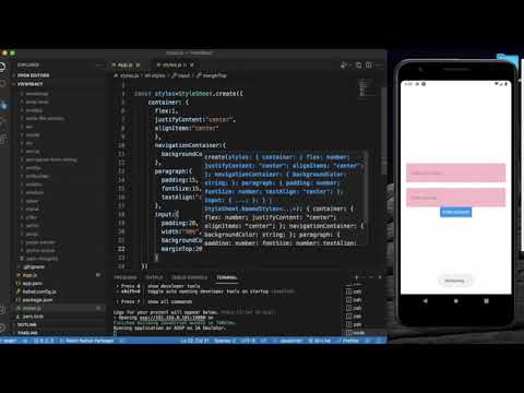 React Native Tutorial 1 Getting Started