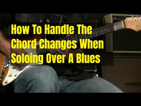 Live Blues Lesson - Handling Chord Changes When You Solo Over A Blues