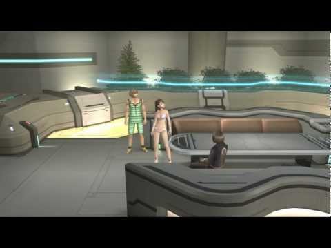Xenosaga III HD Cutscene 055 - Nephilim's Portrait (CAT Testing Ground) - ENGLISH - SWIMSUIT MODE