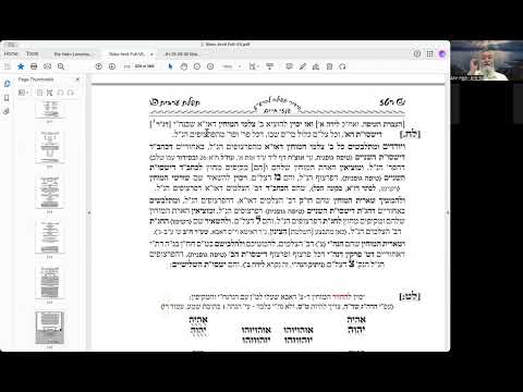 הרב יואל חקון - סידור - קריאת שמע - שיעור 78 - חזרה - שיעור 35 - כניסה בלבושים.